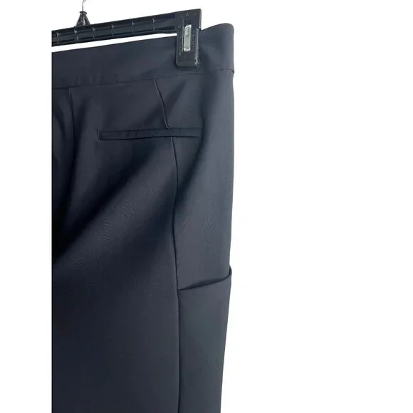 Athleta Stellar Straight Crop Pants Womens Black Stretch Size 8 - Picture 5 of 13